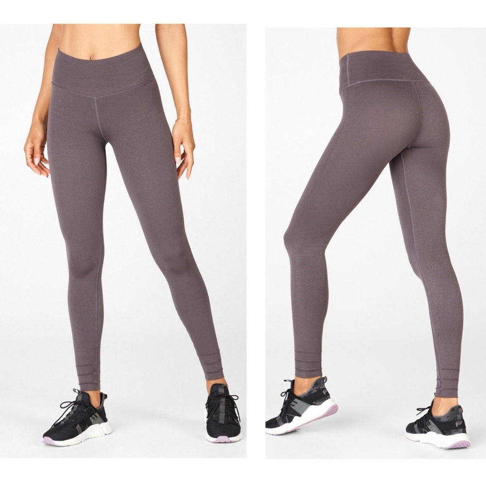 Fabletics Sculptknit High Waisted Custom Length Legging in Shadow
